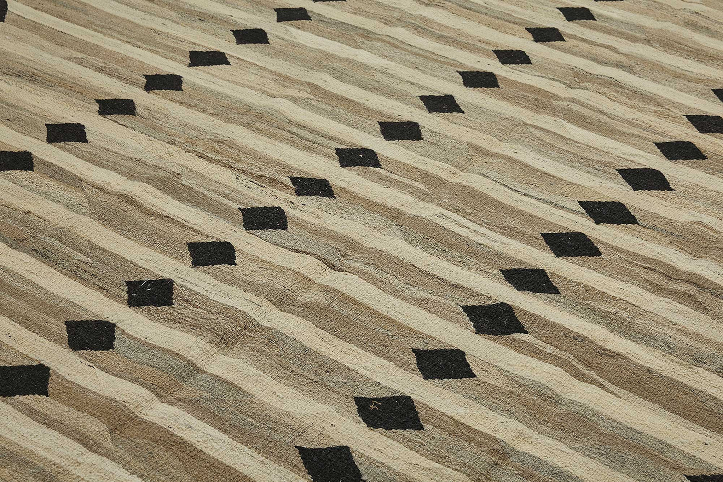 9x11 Contemporary Wool Kilim Rug - 51778