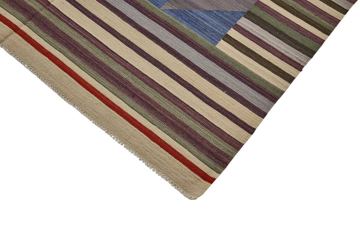 9x12 Contemporary Wool Kilim Rug - 51779