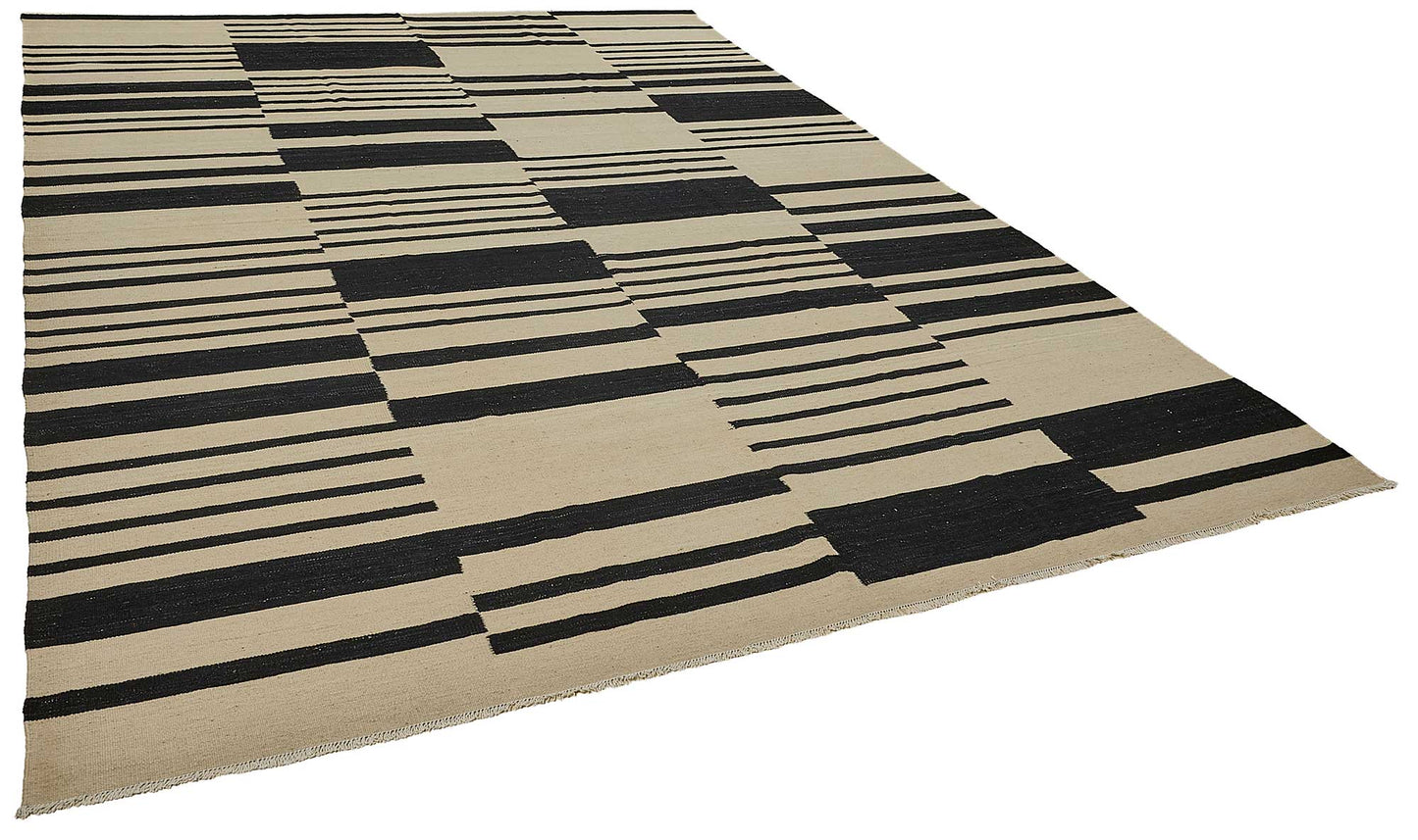 9x12 Contemporary Wool Kilim Rug - 51780