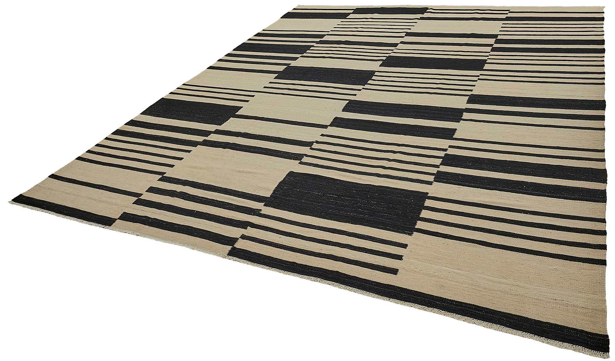 9x12 Contemporary Wool Kilim Rug - 51780