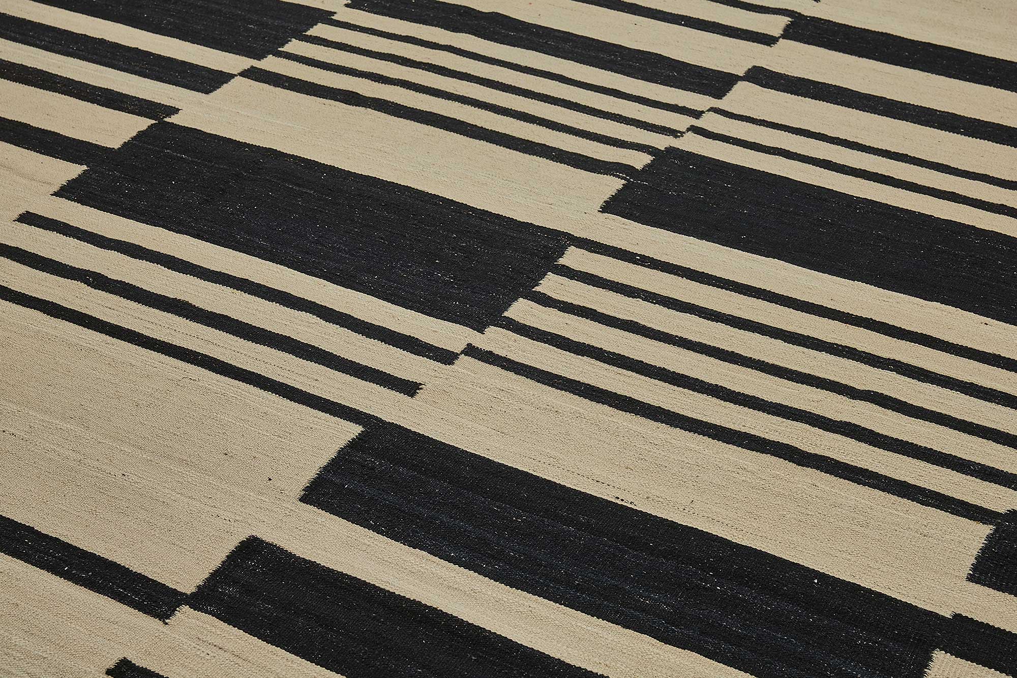 9x12 Contemporary Wool Kilim Rug - 51780