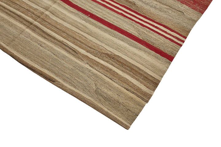 8x11 Contemporary Wool Kilim Rug - 51782