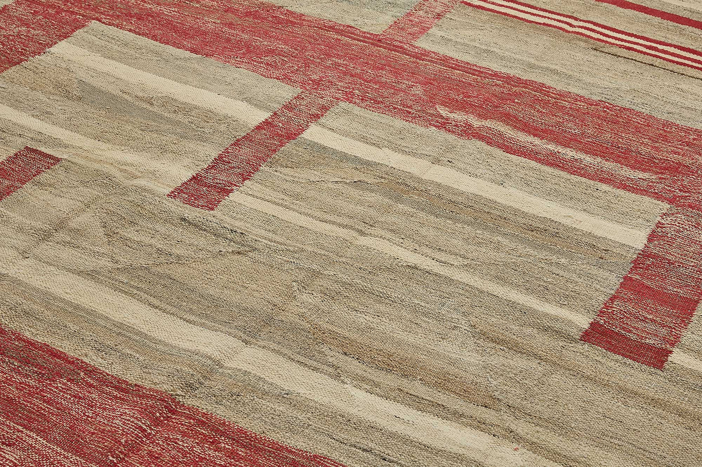 8x11 Contemporary Wool Kilim Rug - 51782