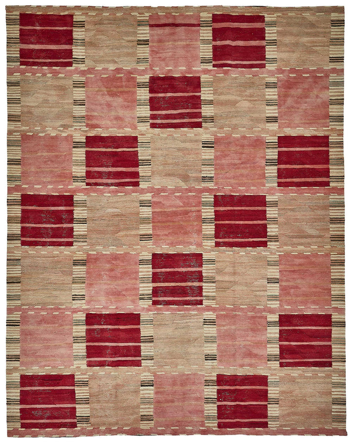 9x12 Contemporary Wool Kilim Rug - 51783