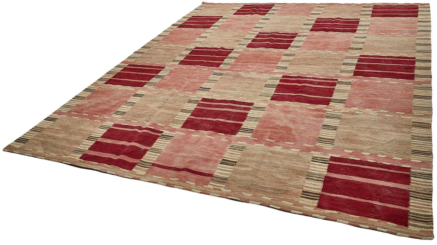 9x12 Contemporary Wool Kilim Rug - 51783