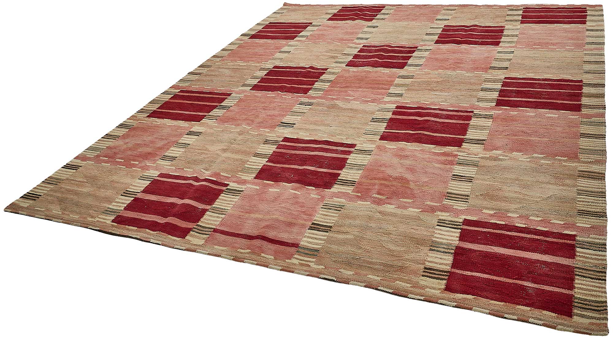 9x12 Contemporary Wool Kilim Rug - 51783