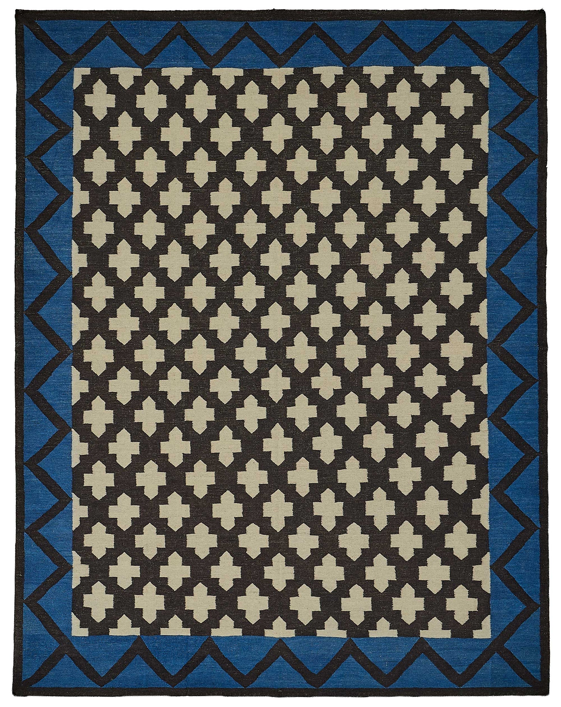 9x12 Contemporary Wool Kilim Rug - 51784
