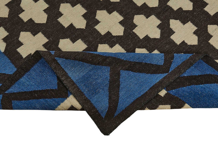9x12 Contemporary Wool Kilim Rug - 51784
