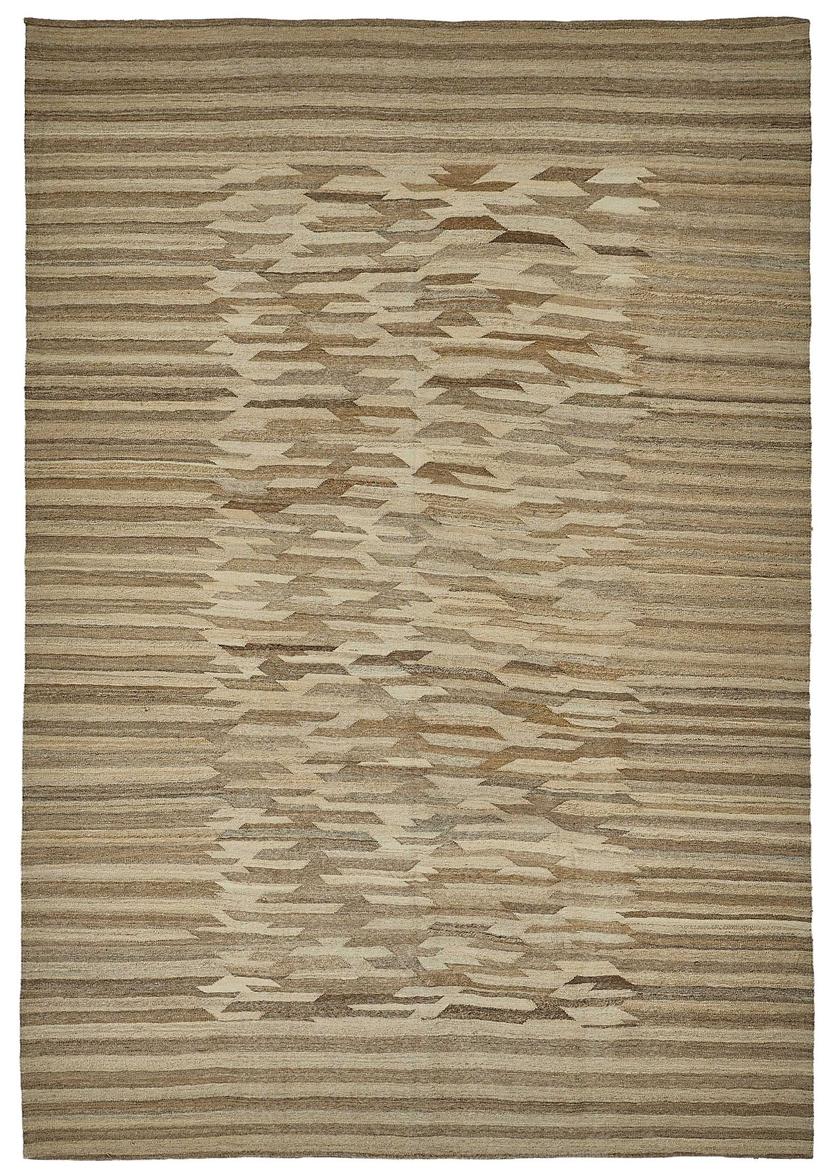 8x12 Contemporary Wool Kilim Rug - 51786