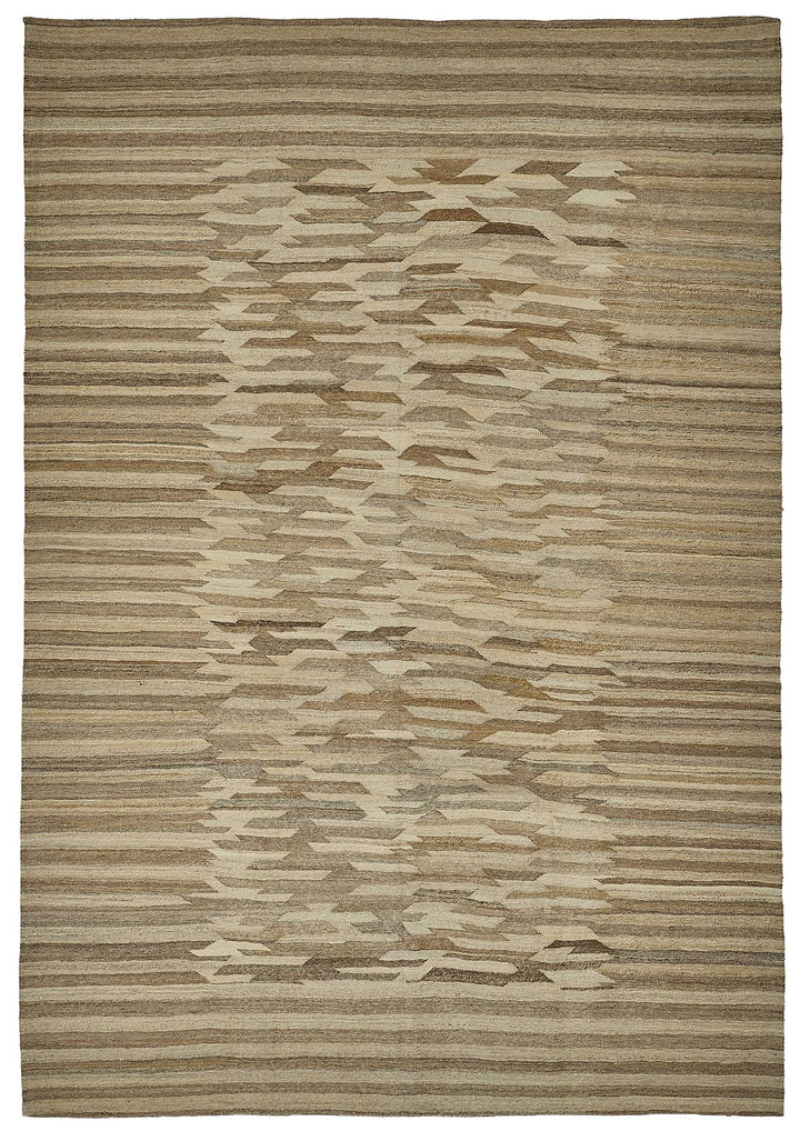 8x12 Contemporary Wool Kilim Rug - 51786