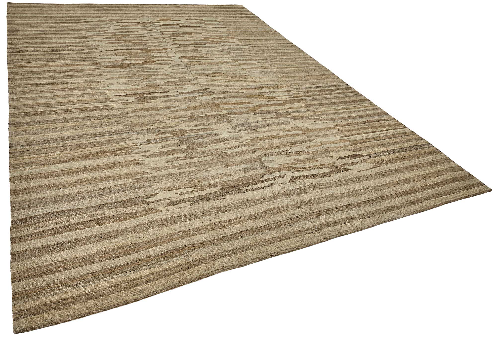 8x12 Contemporary Wool Kilim Rug - 51786
