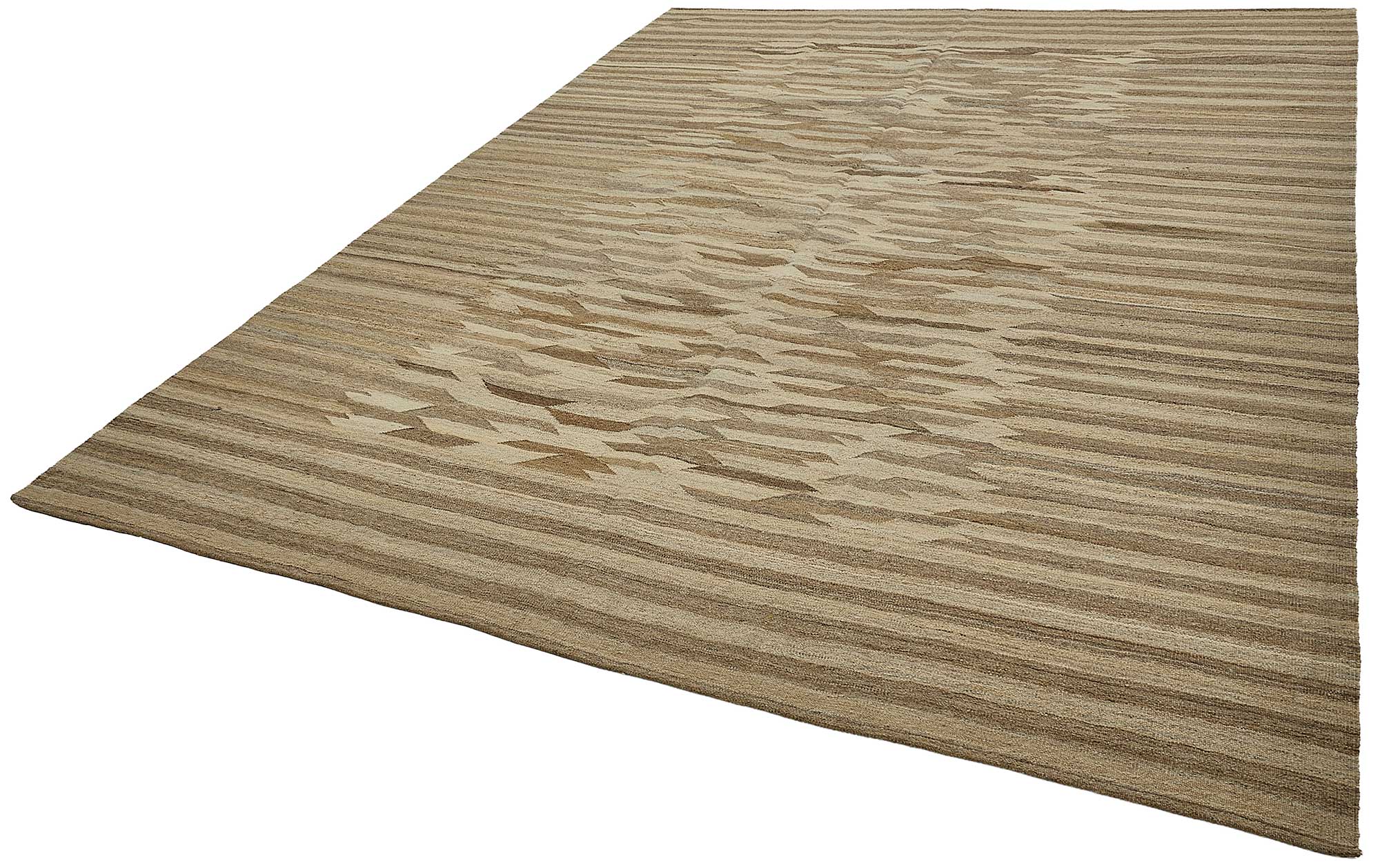 8x12 Contemporary Wool Kilim Rug - 51786