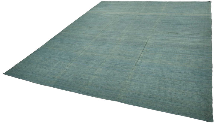 9x12 Contemporary Wool Kilim Rug - 51788