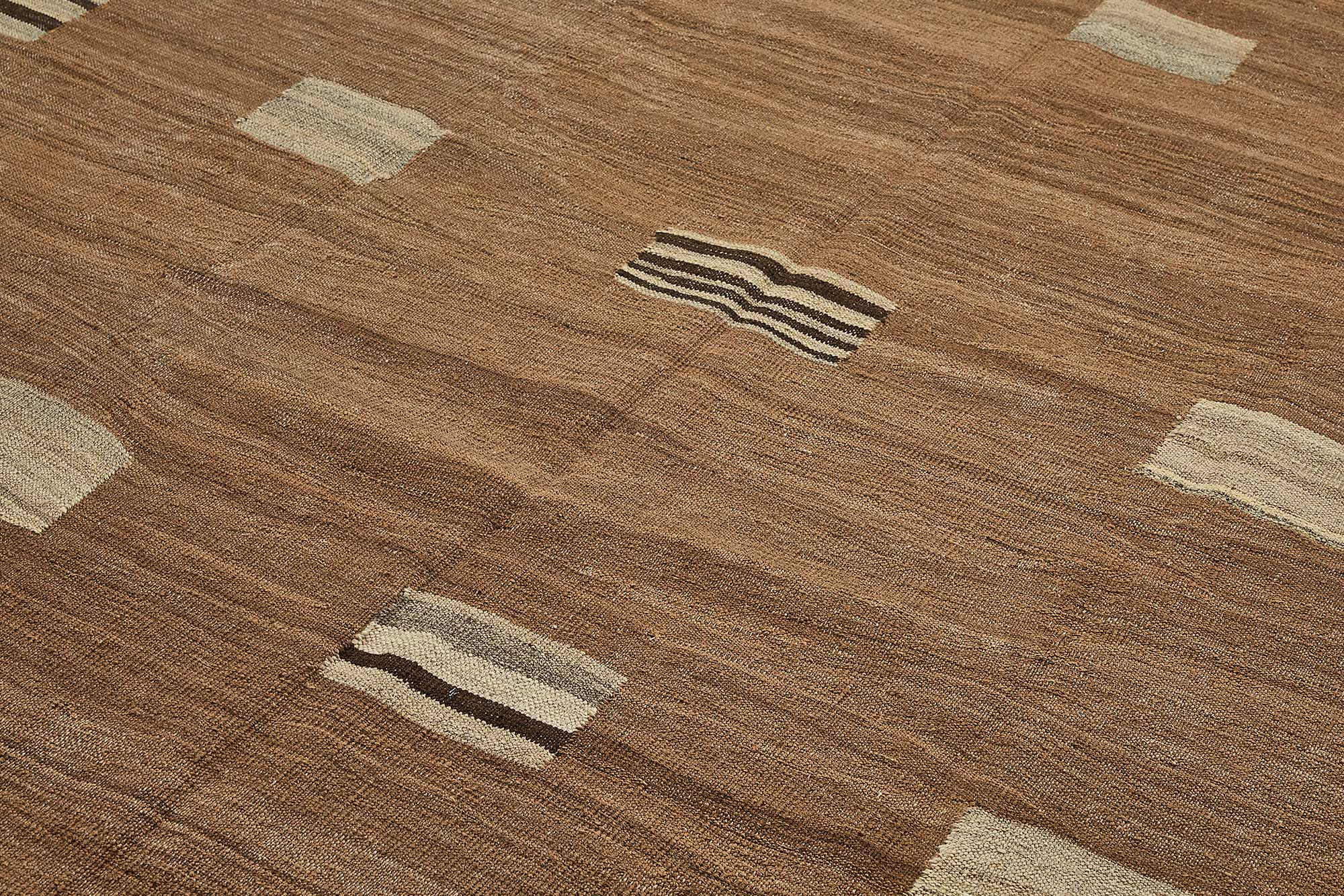 9x11 Contemporary Wool Kilim Rug - 51789