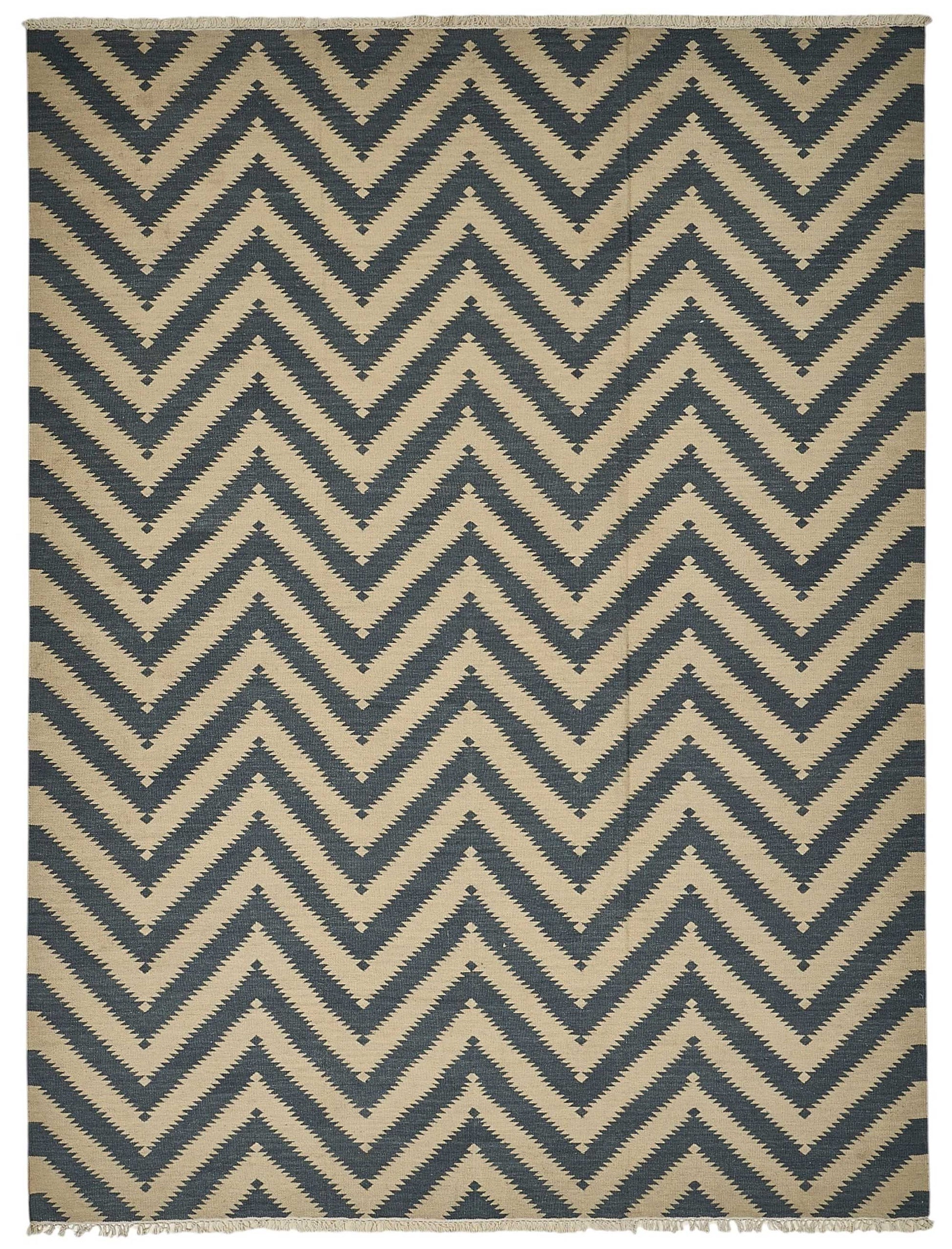 9x12 Contemporary Wool Kilim Rug - 51790