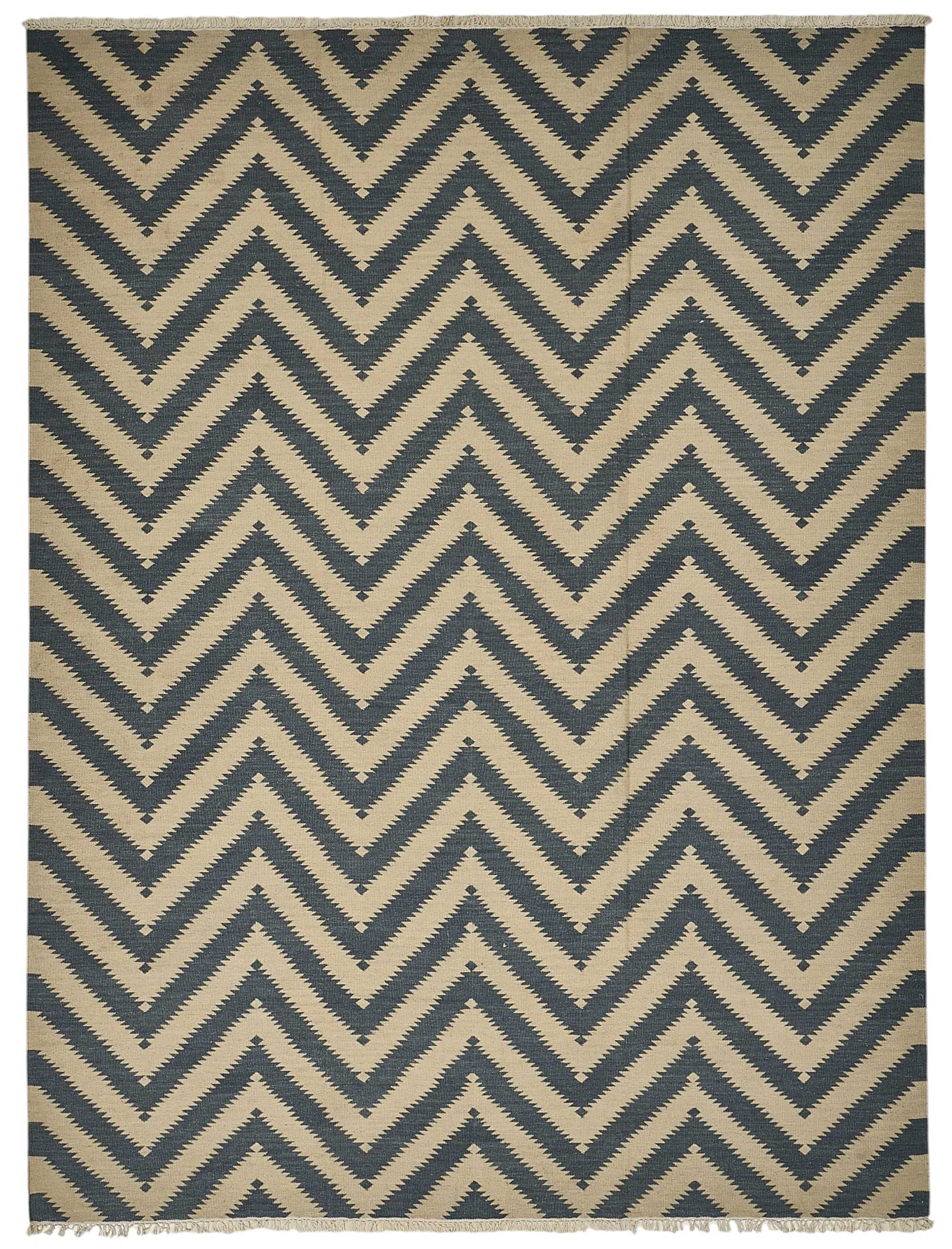 9x12 Contemporary Wool Kilim Rug - 51790