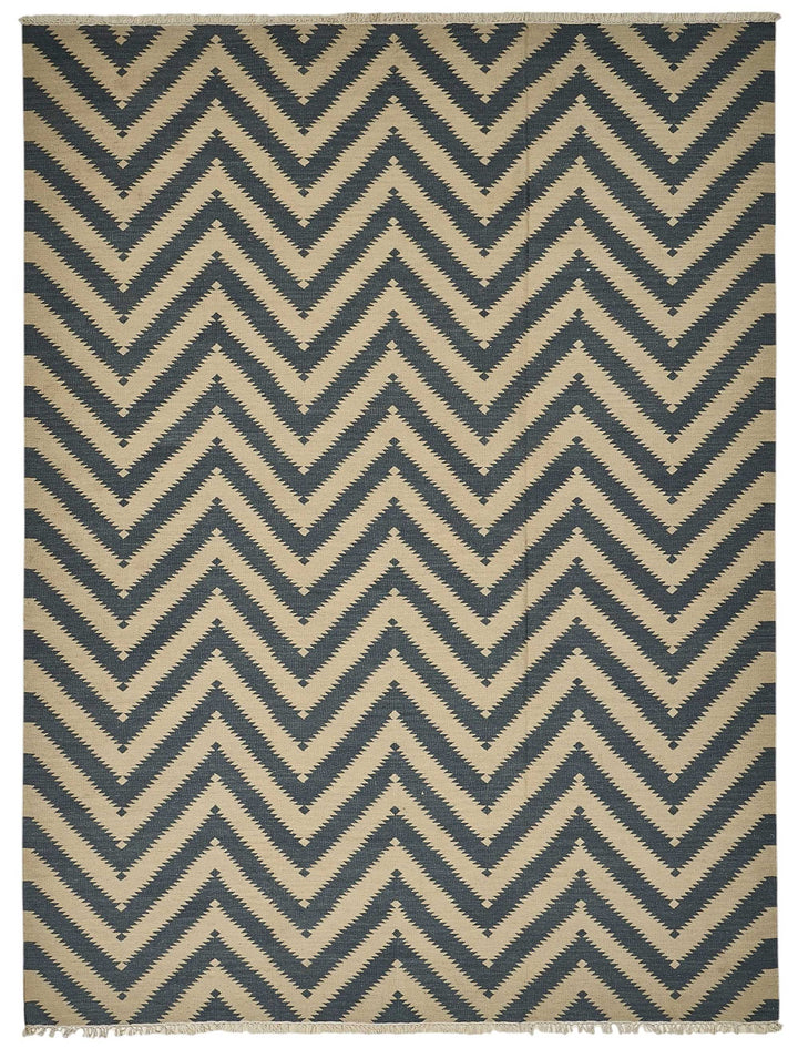 9x12 Contemporary Wool Kilim Rug - 51790