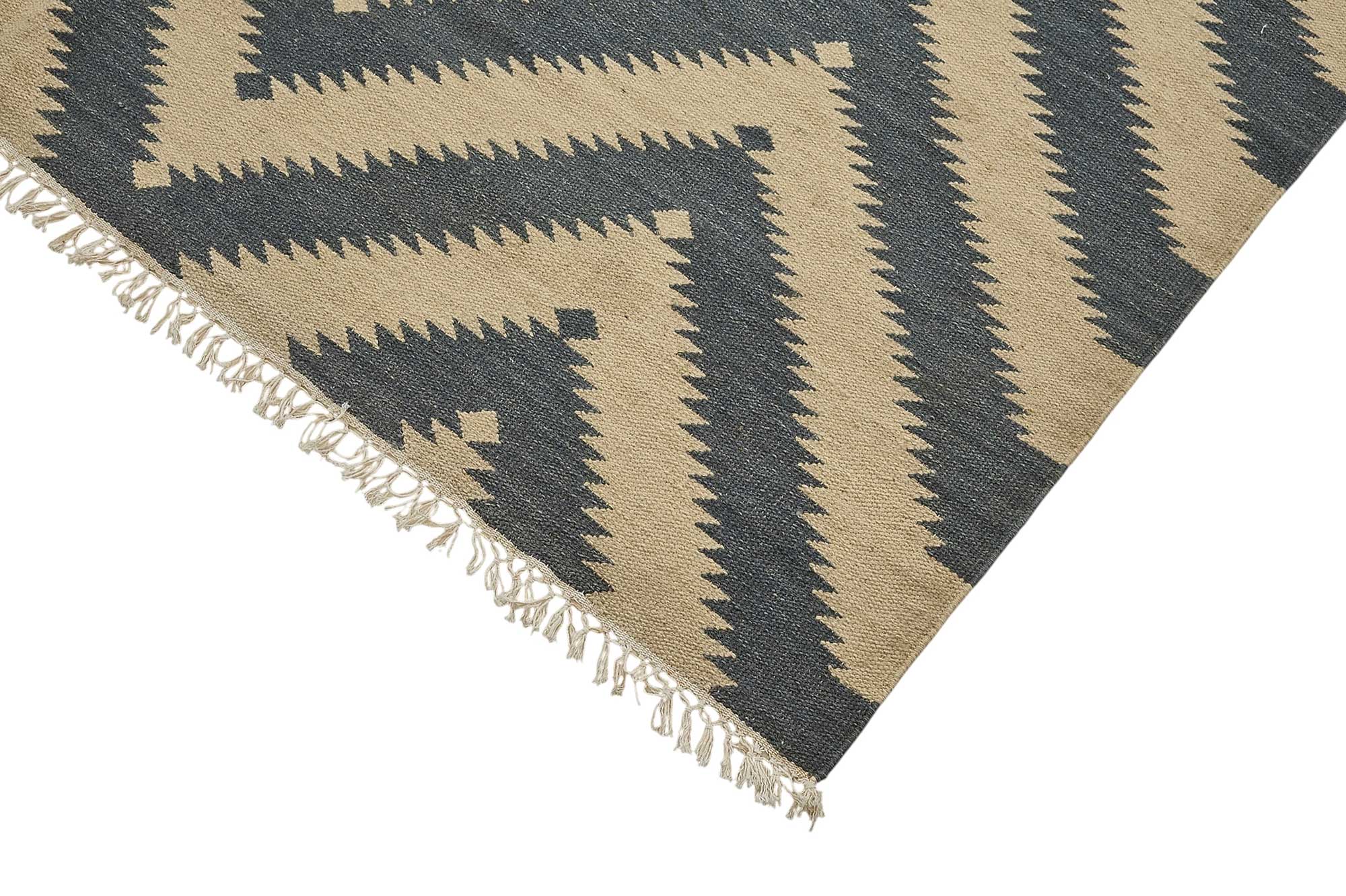 9x12 Contemporary Wool Kilim Rug - 51790