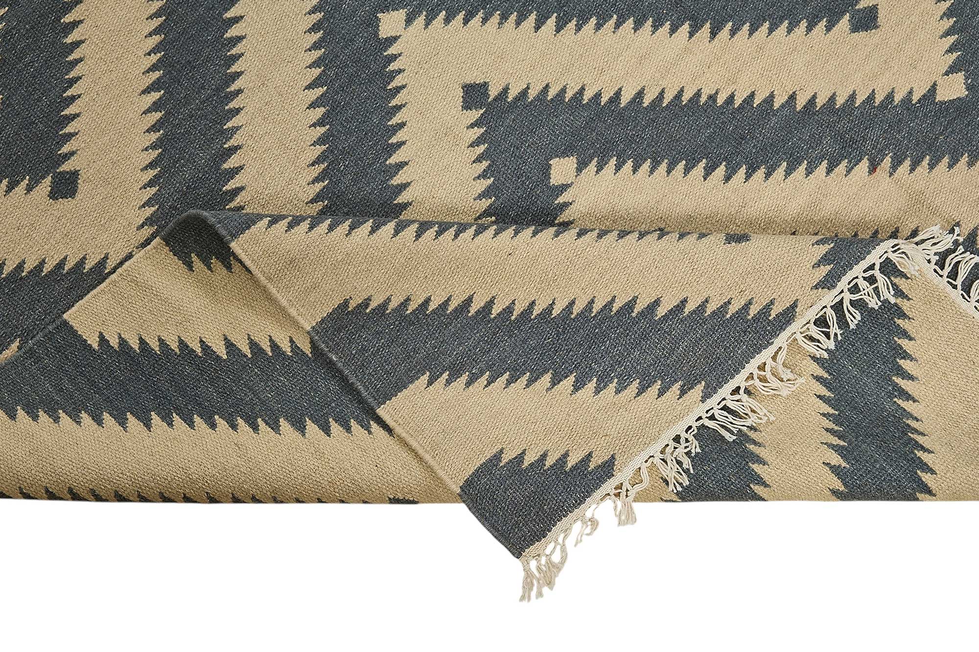 9x12 Contemporary Wool Kilim Rug - 51790