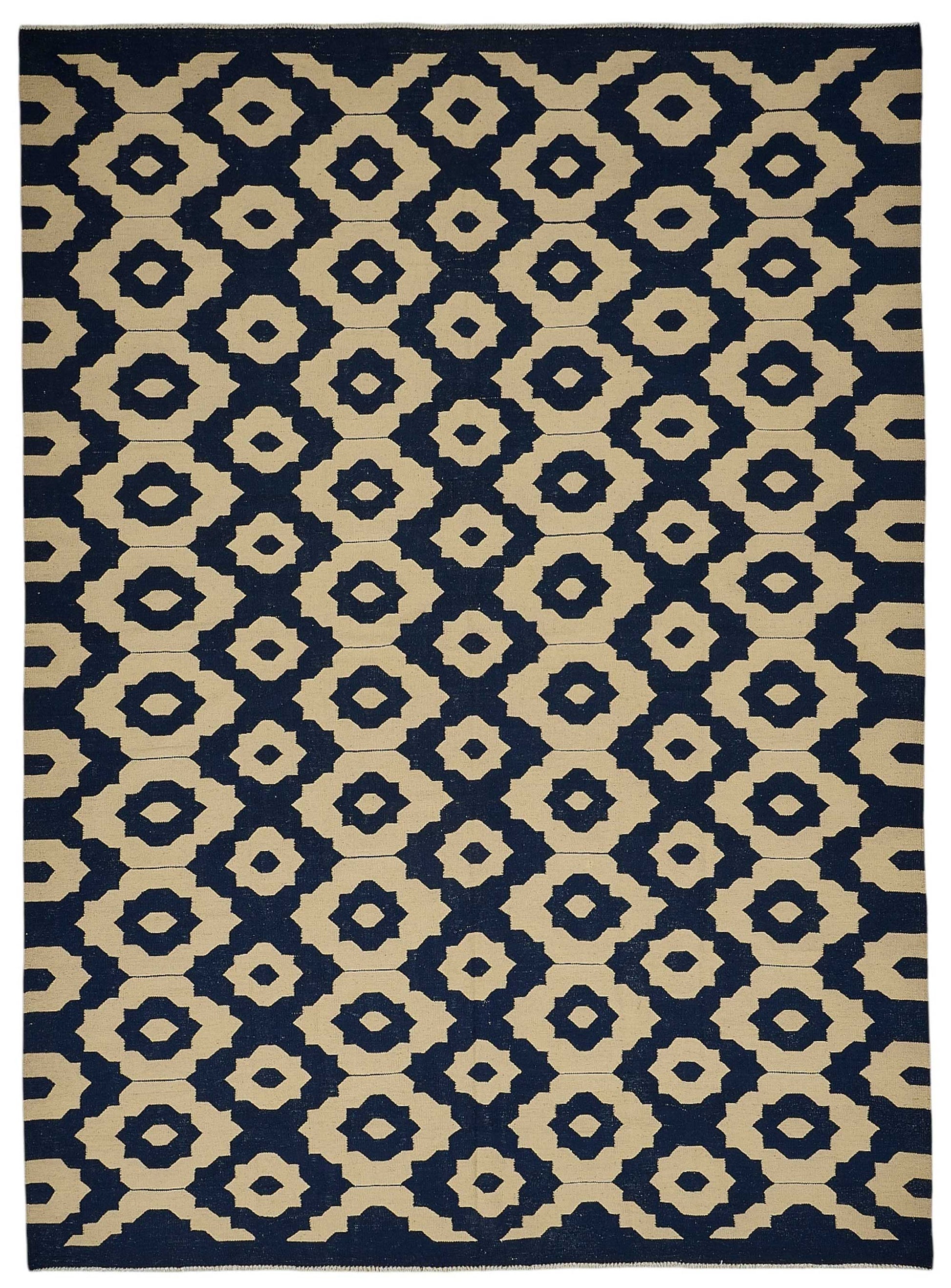 9x12 Contemporary Wool Kilim Rug - 51791