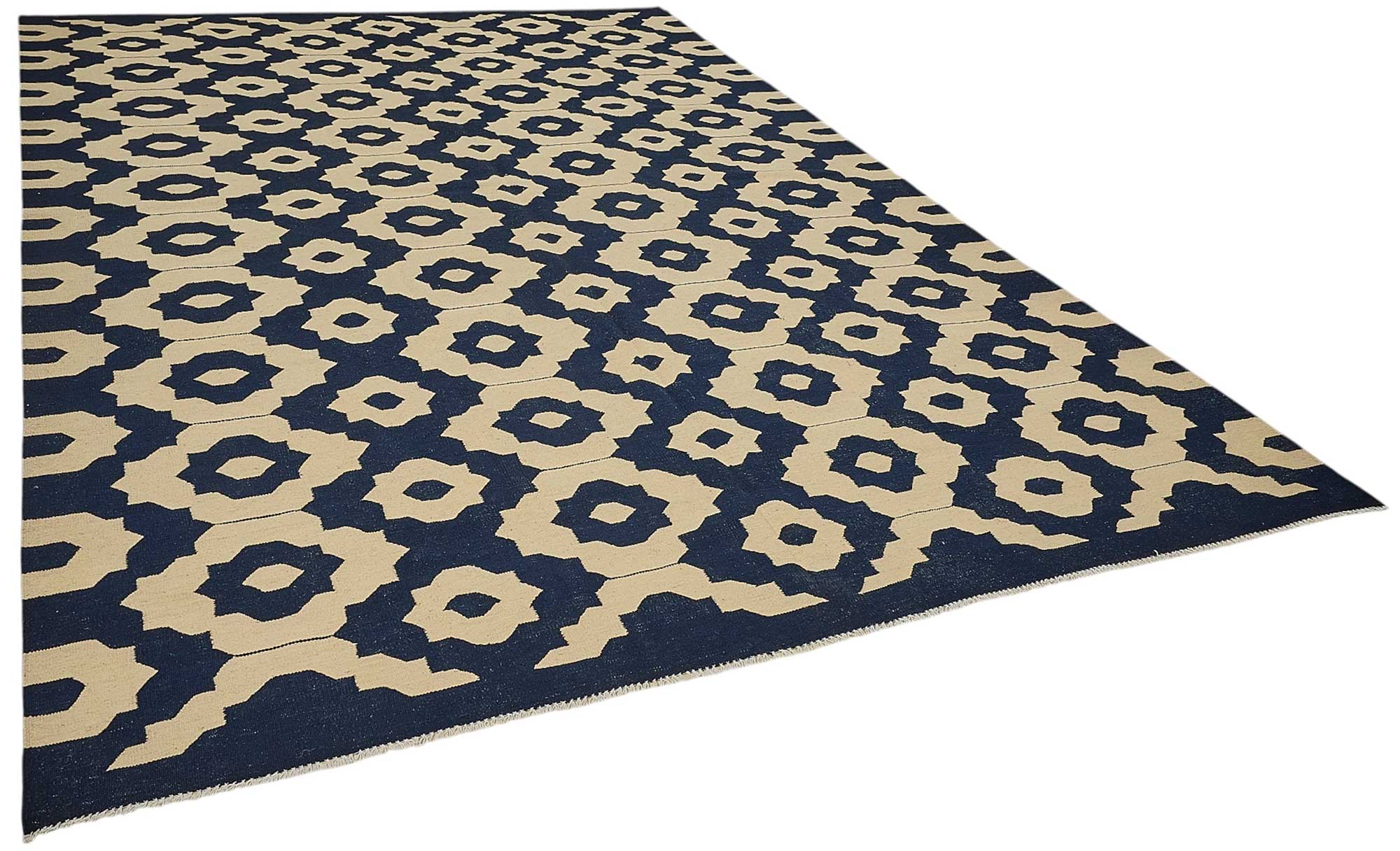 9x12 Contemporary Wool Kilim Rug - 51791