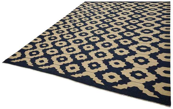 9x12 Contemporary Wool Kilim Rug - 51791