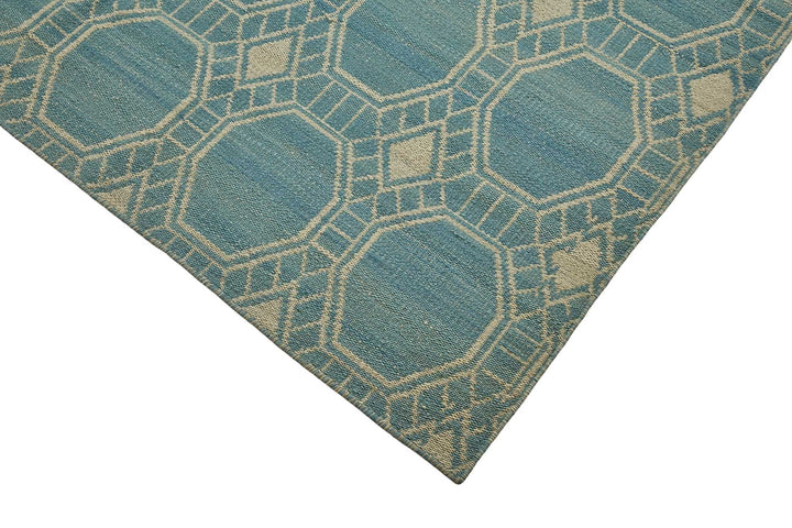 9x12 Contemporary Wool Kilim Rug - 51792