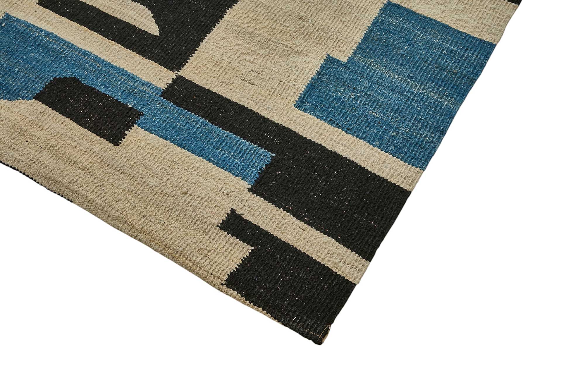 9x12 Contemporary Wool Kilim Rug - 51793