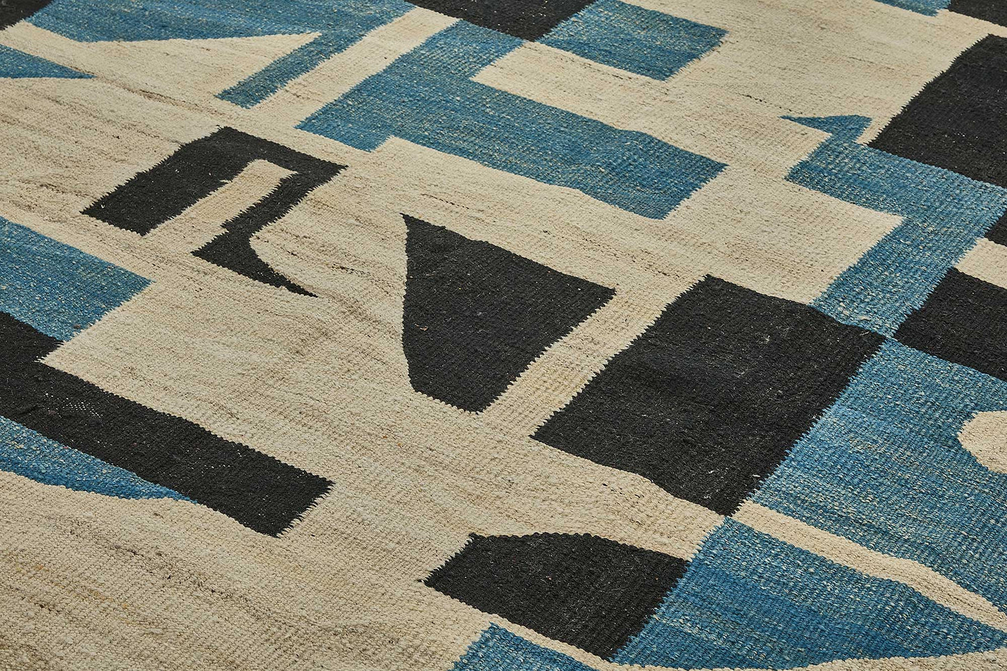 9x12 Contemporary Wool Kilim Rug - 51793