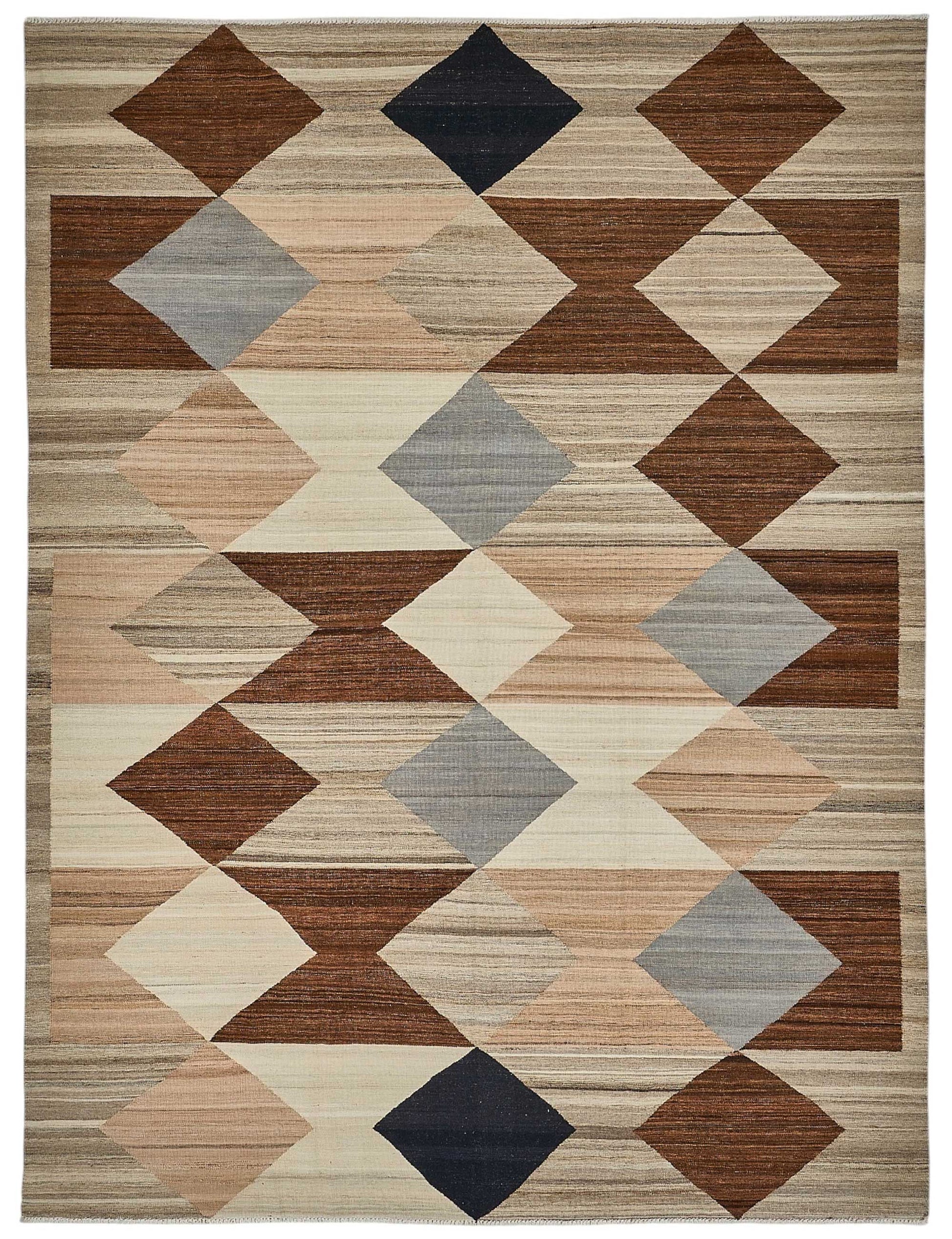 9x12 Contemporary Wool Kilim Rug - 51794