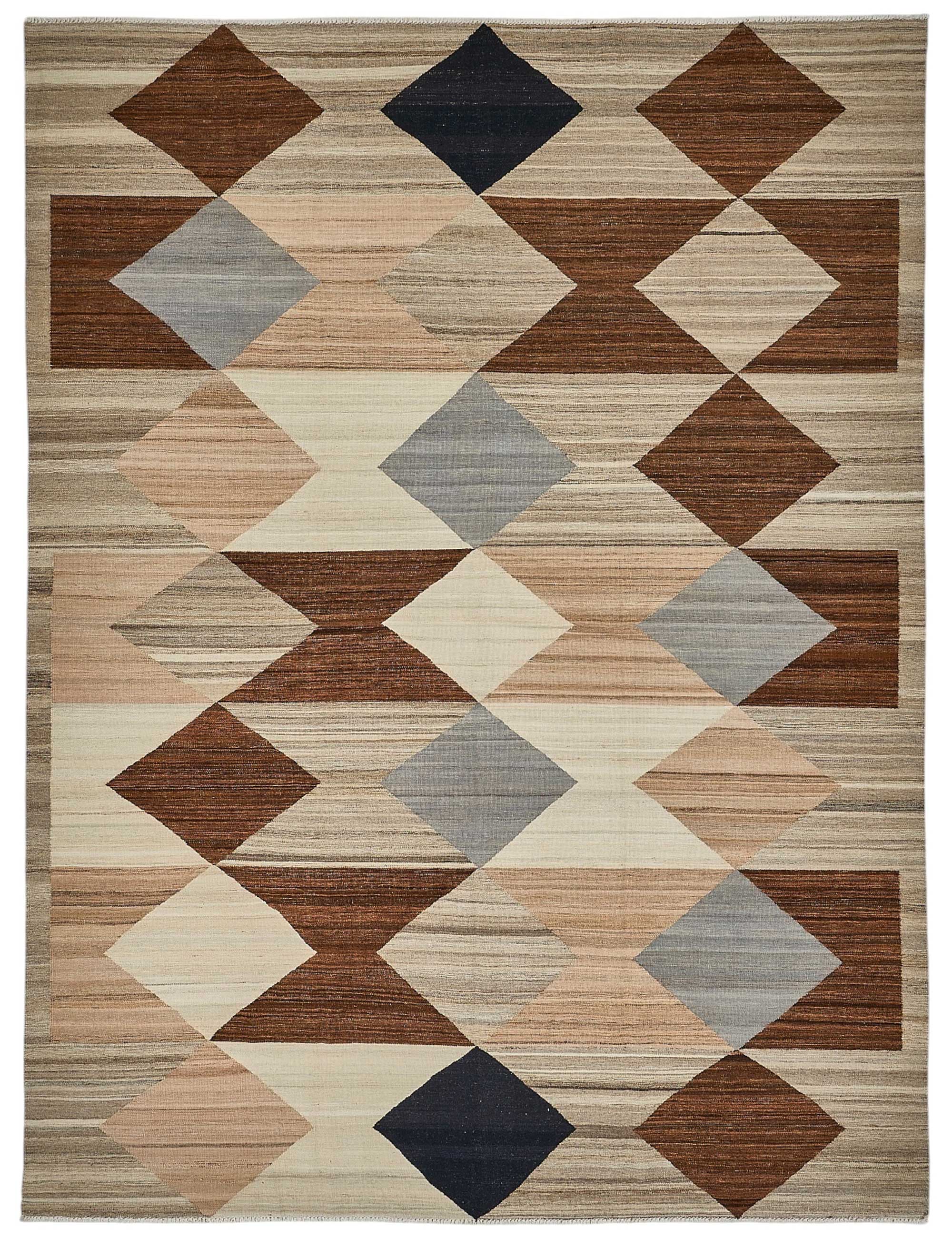 9x12 Contemporary Wool Kilim Rug - 51794