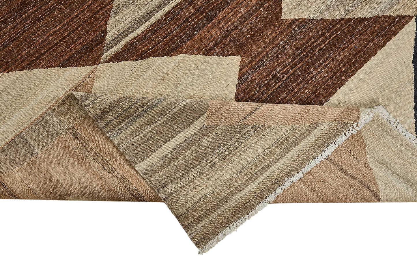 9x12 Contemporary Wool Kilim Rug - 51794