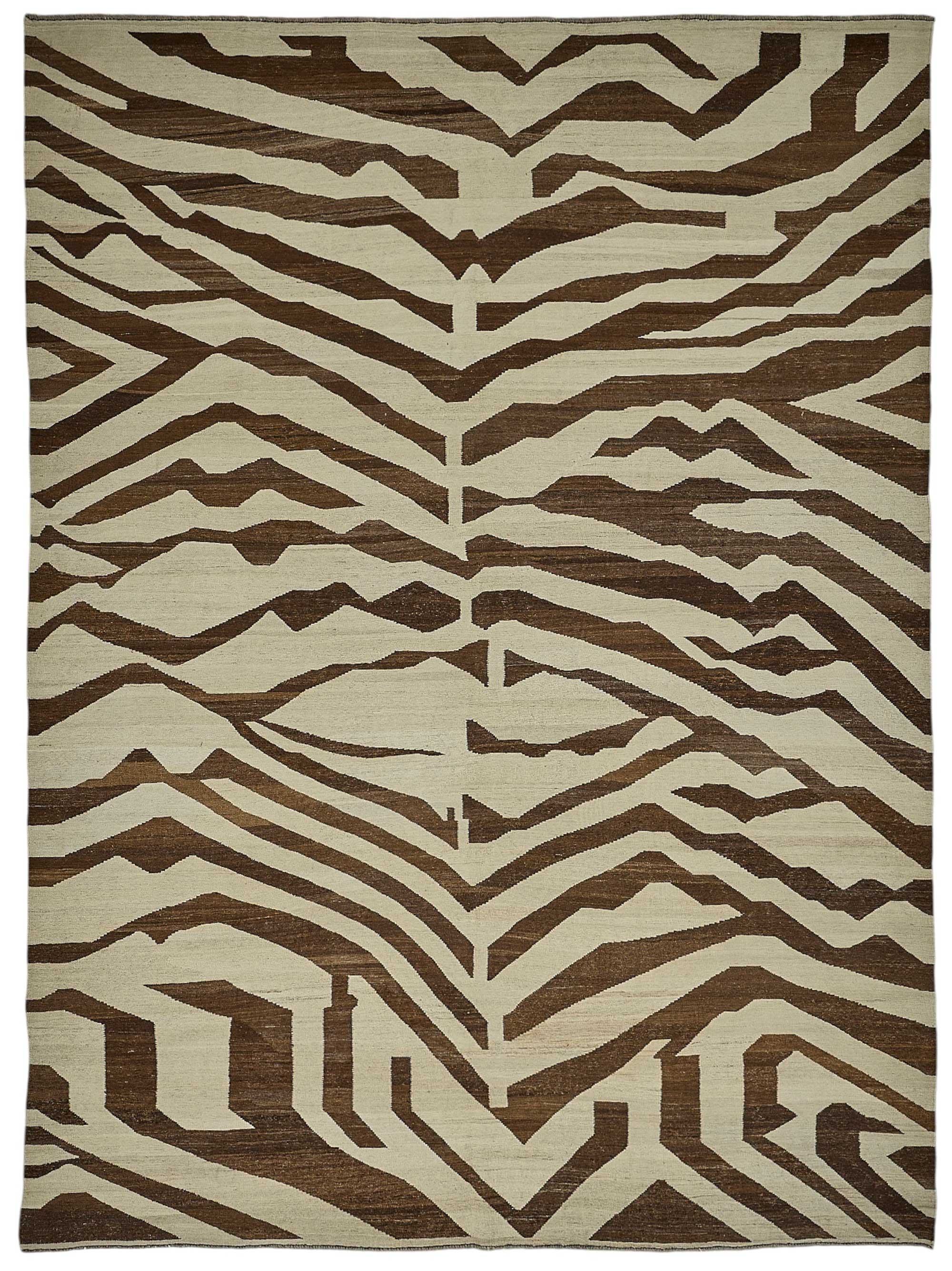 9x12 Contemporary Wool Kilim Rug - 51795