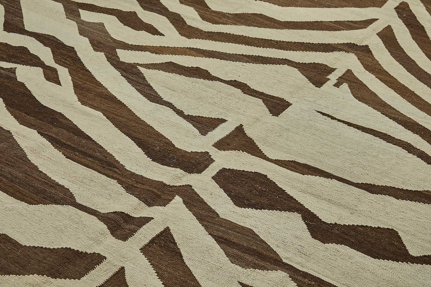 9x12 Contemporary Wool Kilim Rug - 51795