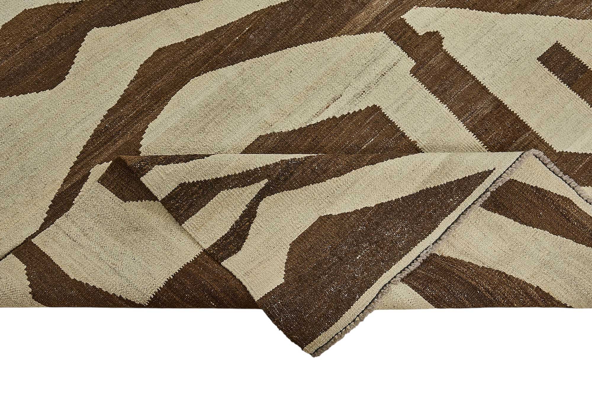 9x12 Contemporary Wool Kilim Rug - 51795