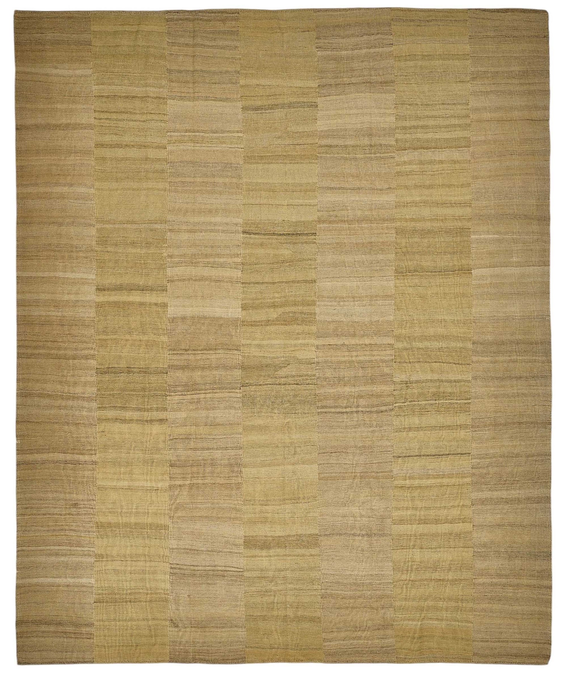 9x11 Contemporary Wool Kilim Rug - 51796