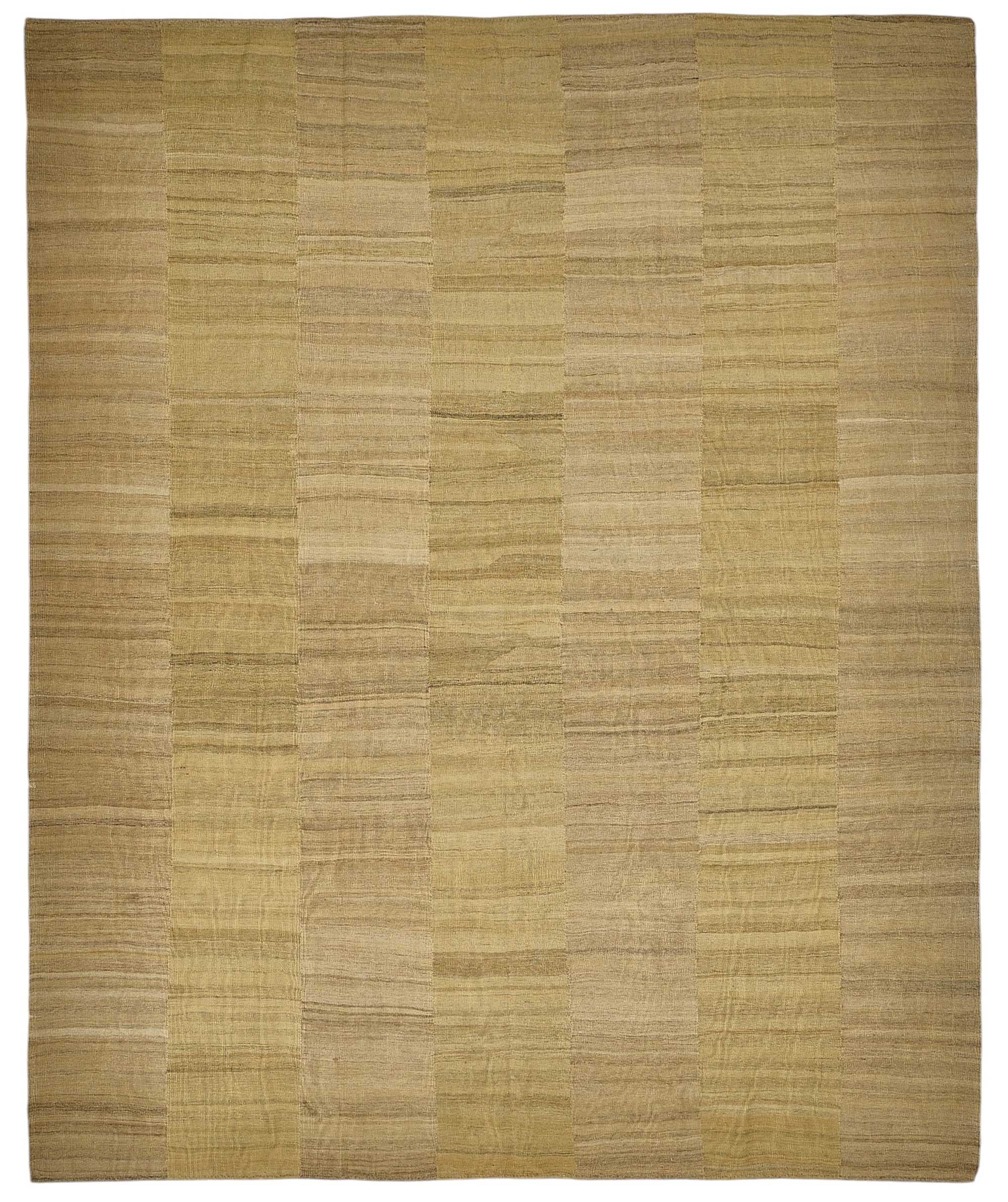 9x11 Contemporary Wool Kilim Rug - 51796