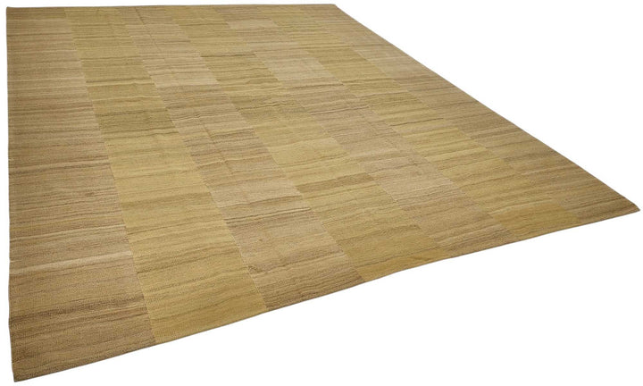 9x11 Contemporary Wool Kilim Rug - 51796