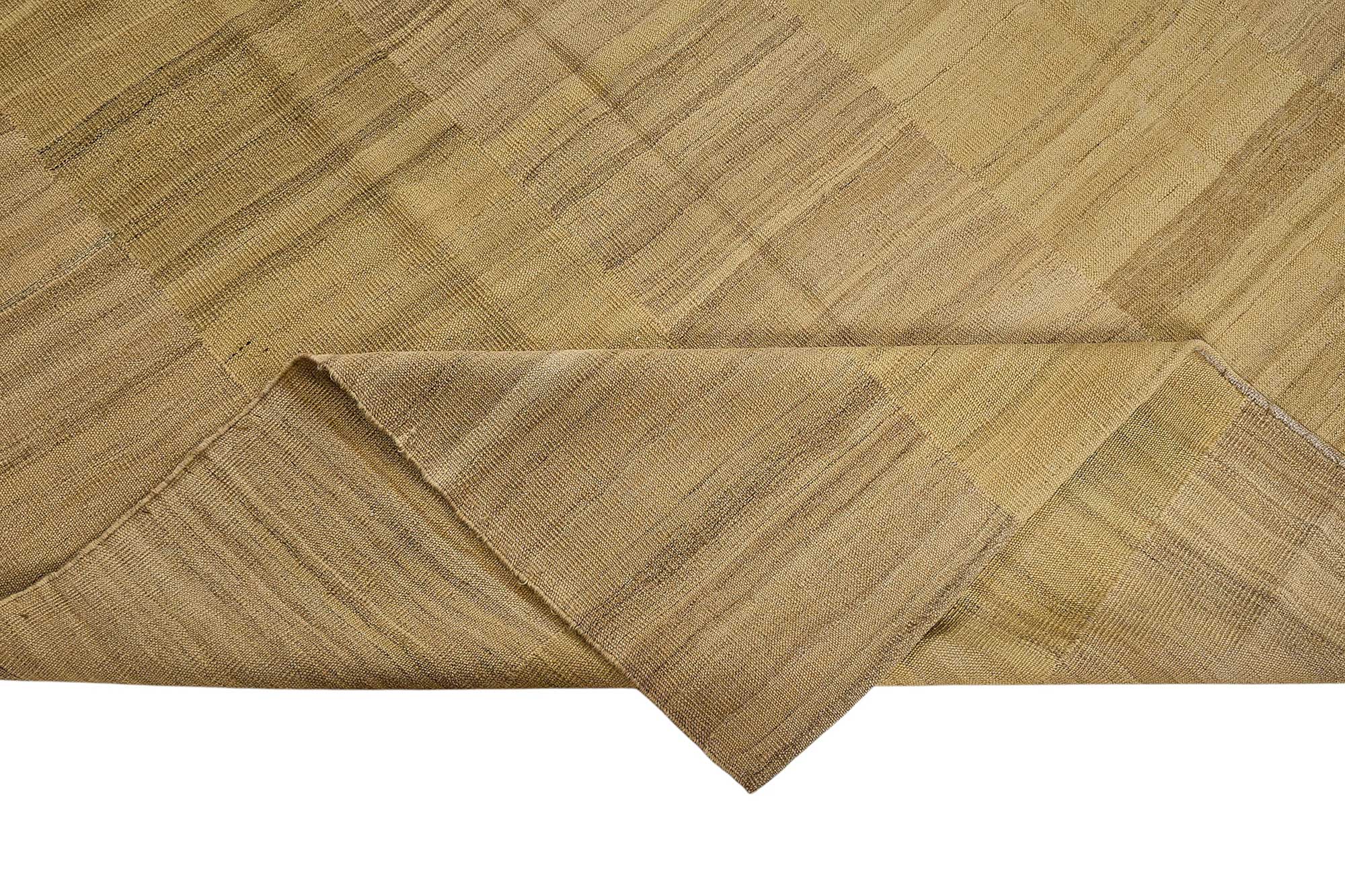 9x11 Contemporary Wool Kilim Rug - 51796