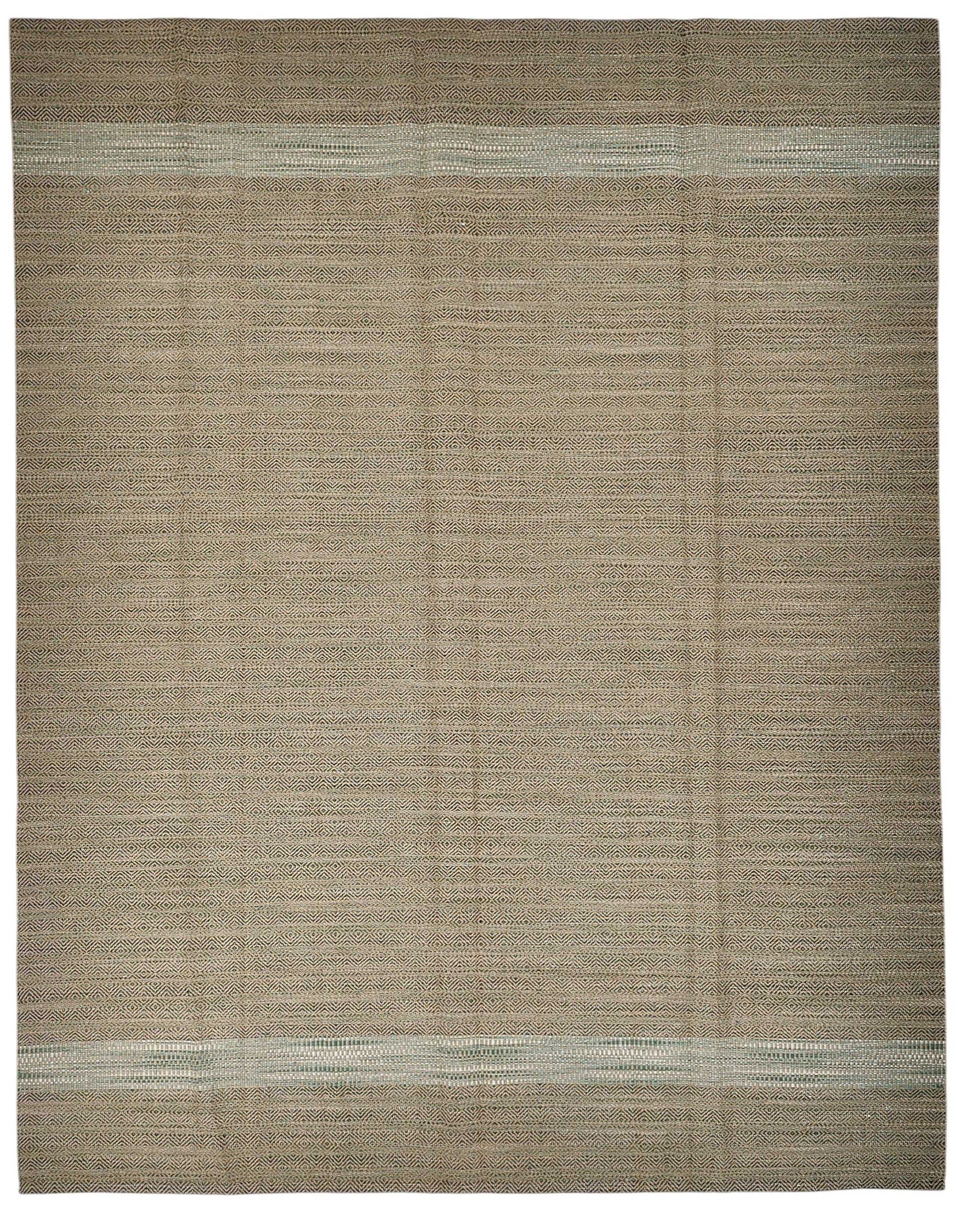 12x15 Contemporary Wool Kilim Rug - 51798