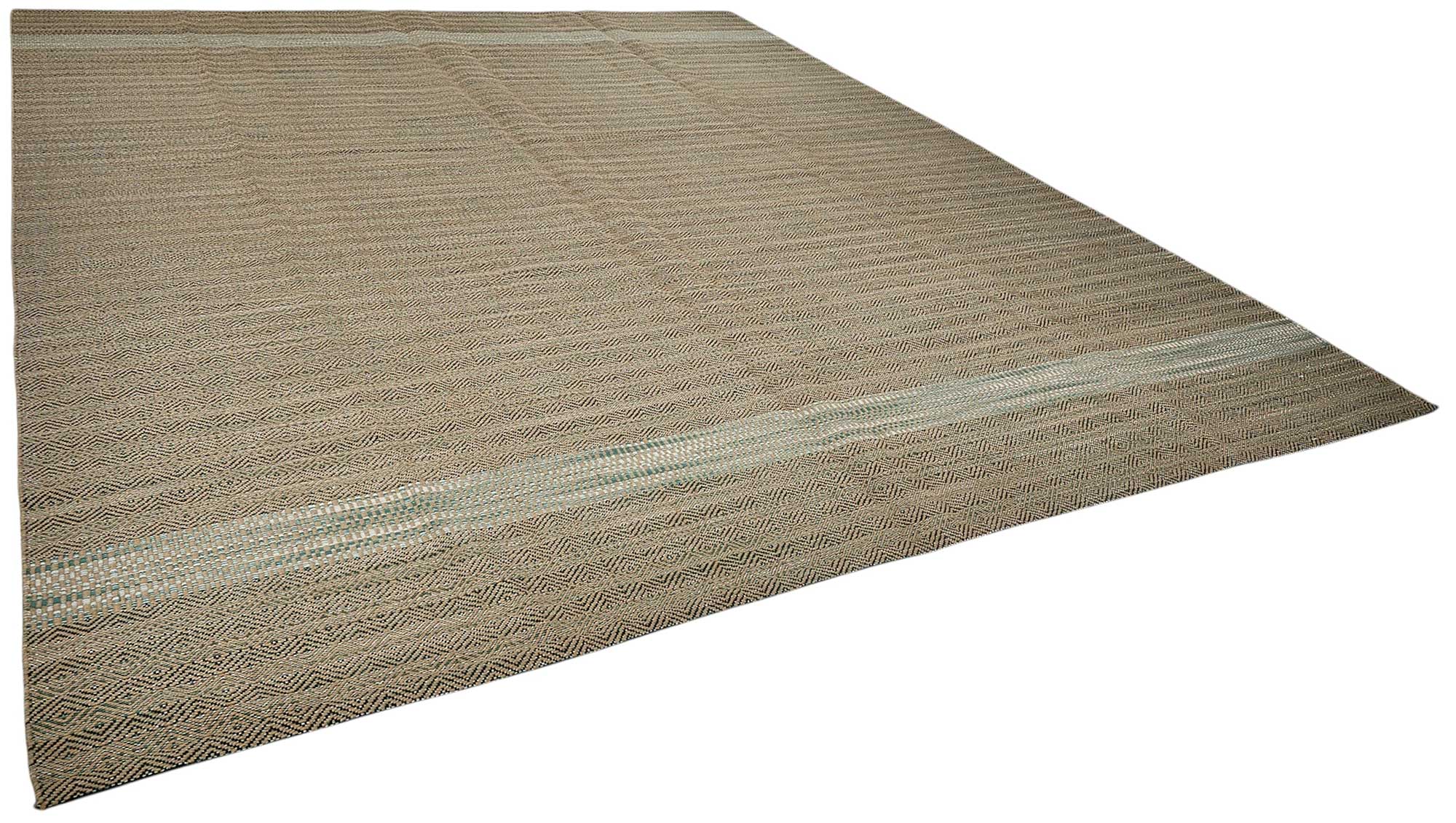 12x15 Contemporary Wool Kilim Rug - 51798