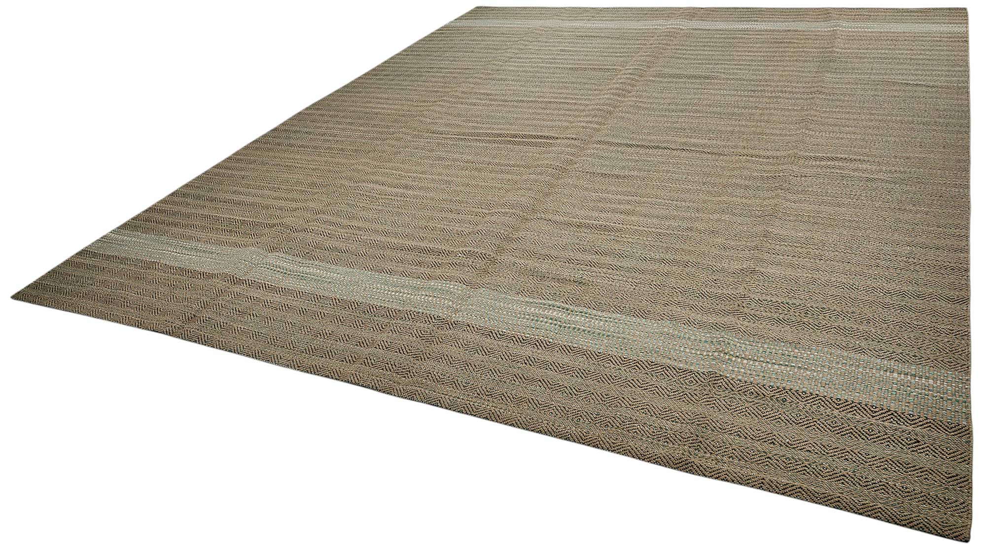 12x15 Contemporary Wool Kilim Rug - 51798
