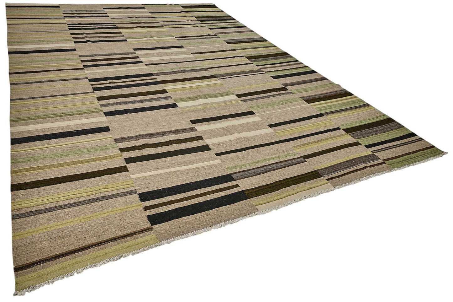10x14 Contemporary Wool Kilim Rug - 51801