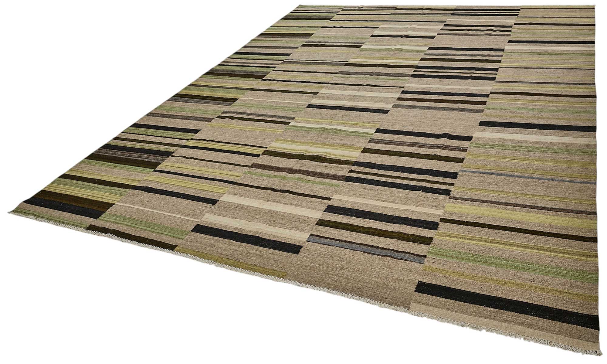 10x14 Contemporary Wool Kilim Rug - 51801