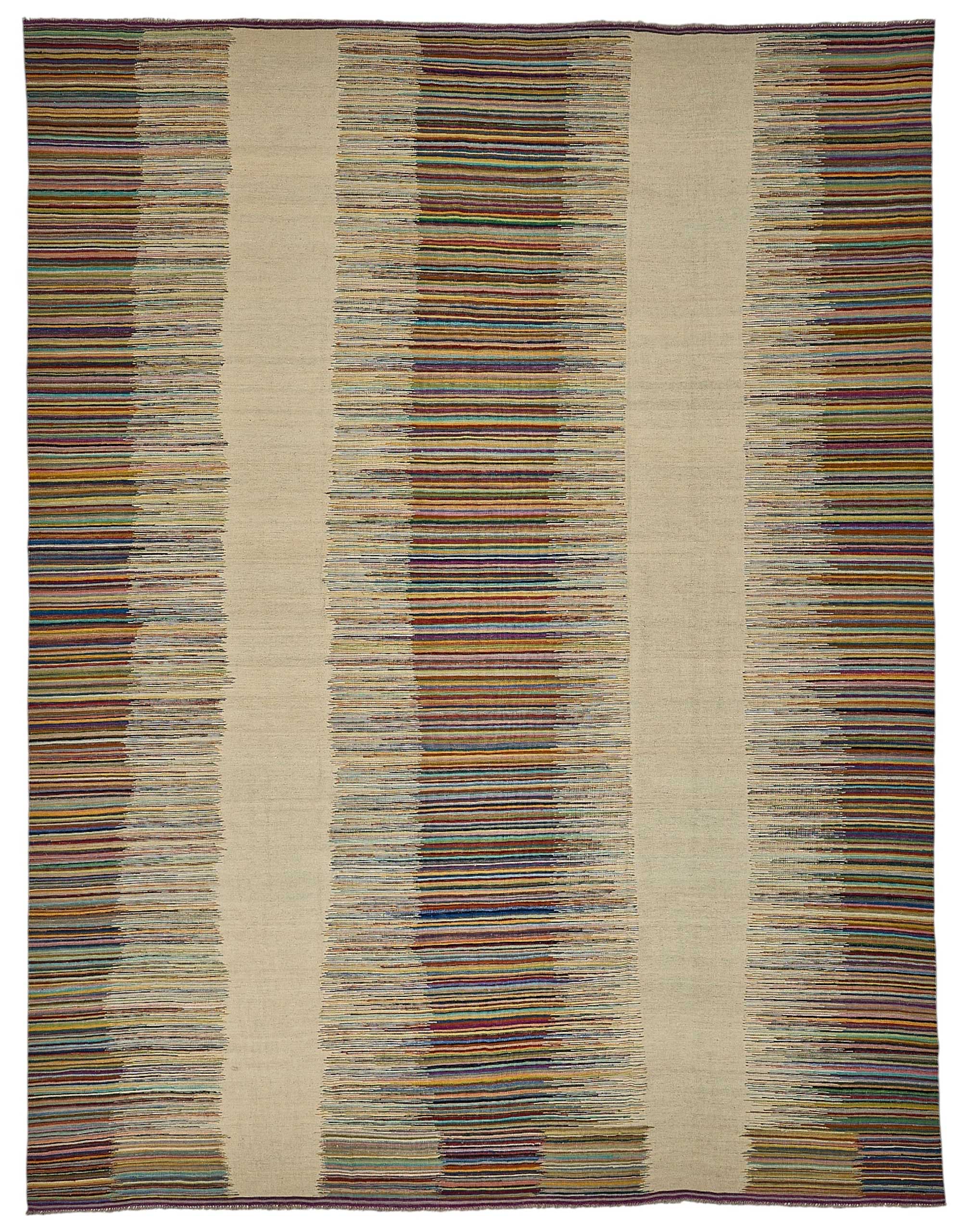 10x13 Contemporary Wool Kilim Rug - 51802