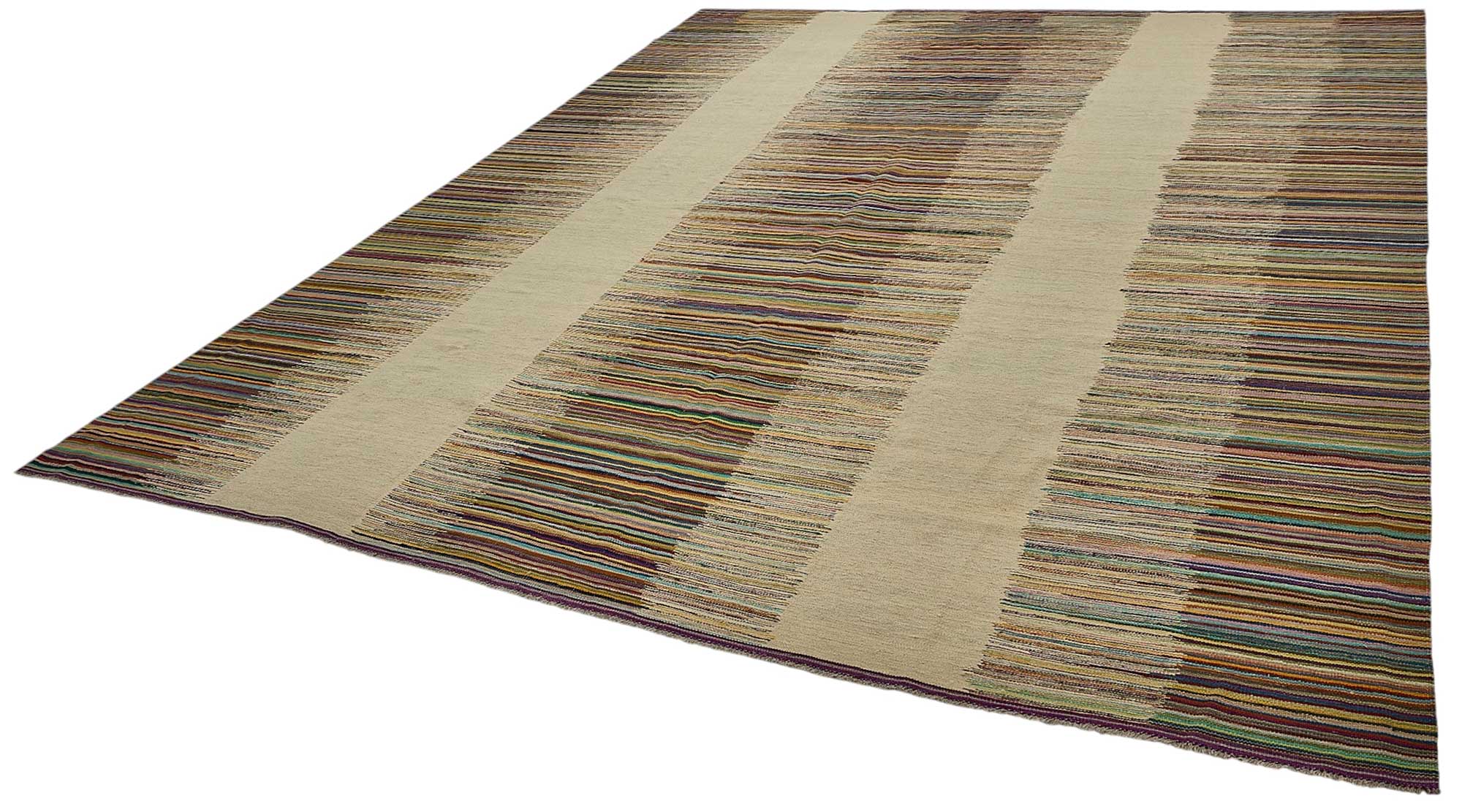 10x13 Contemporary Wool Kilim Rug - 51802