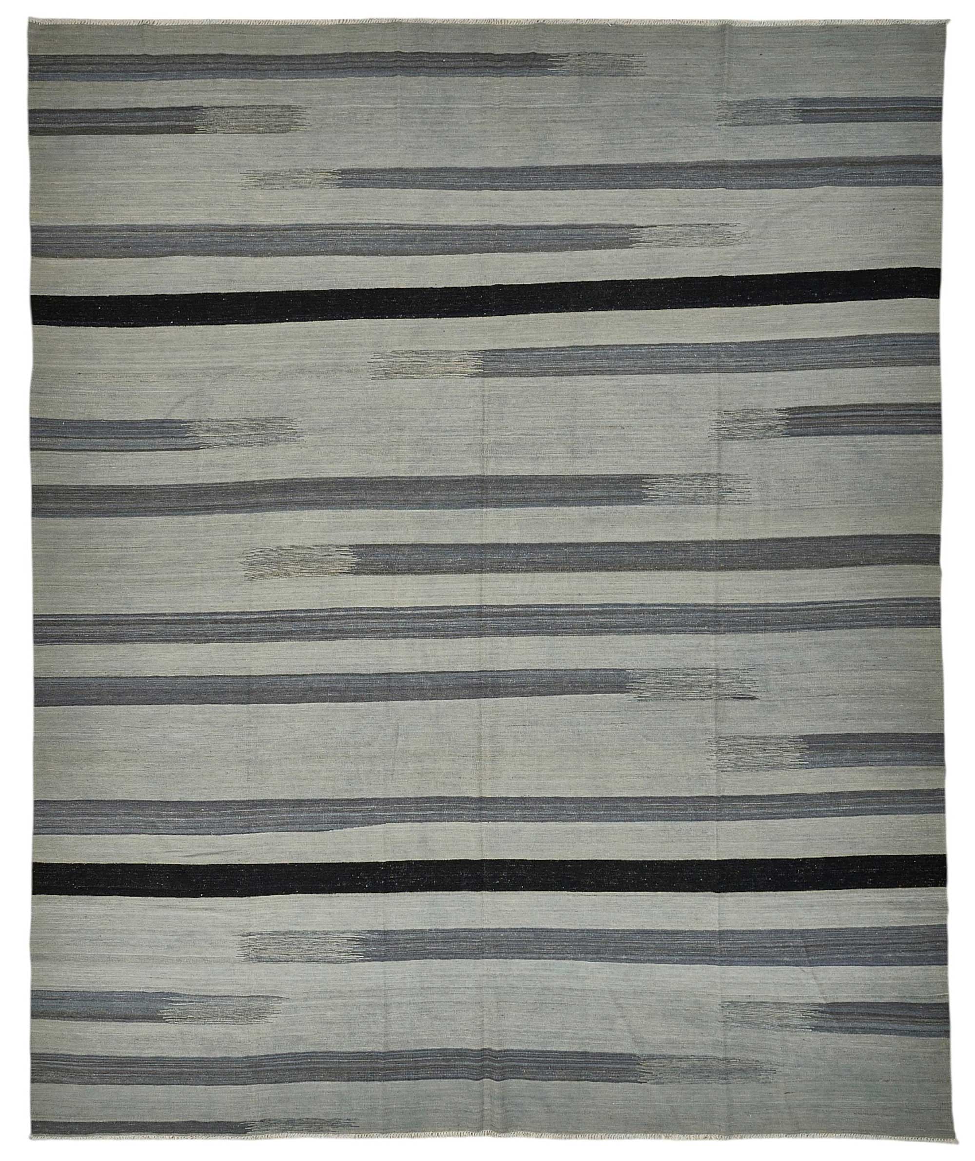 12x15 Contemporary Wool Kilim Rug - 51804