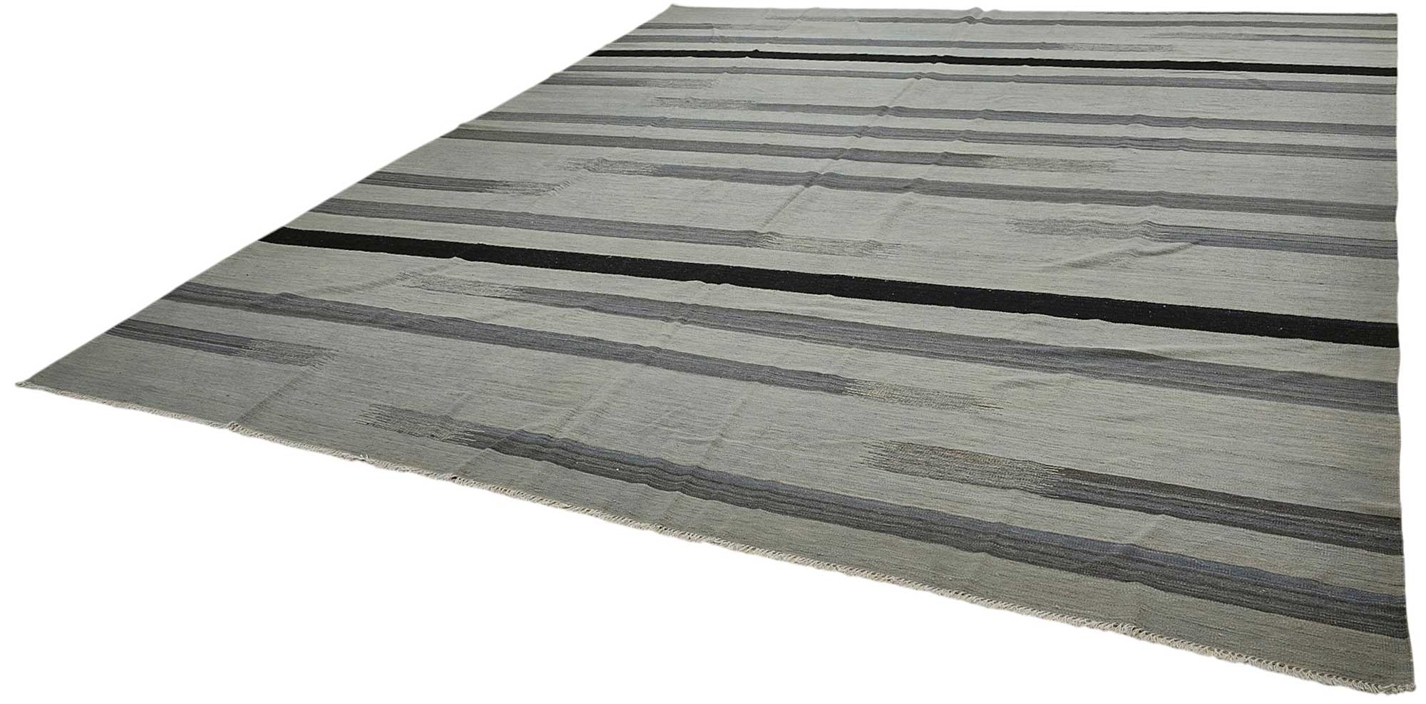12x15 Contemporary Wool Kilim Rug - 51804