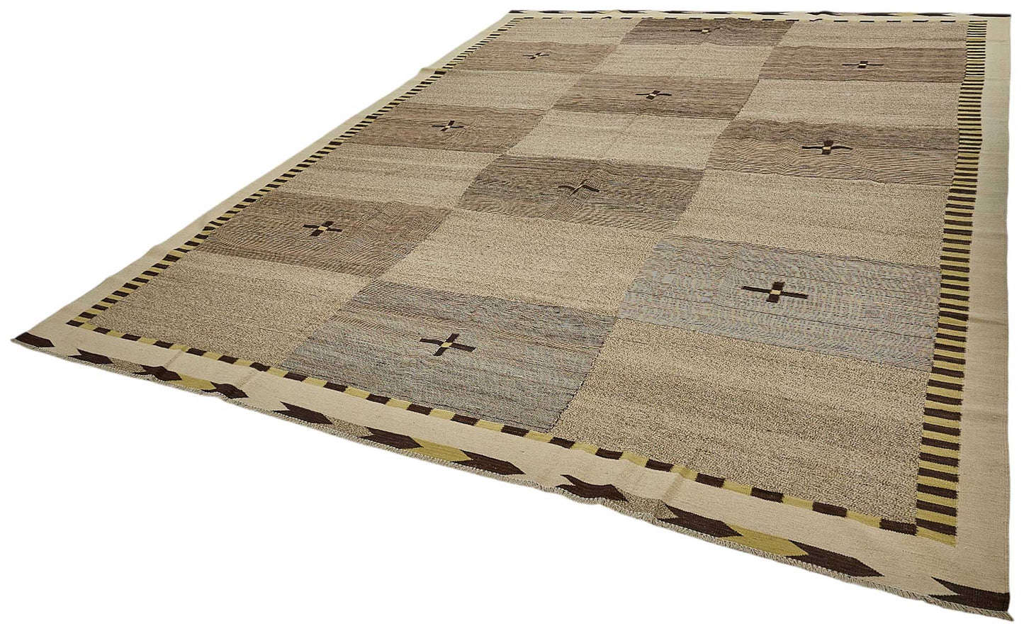 10x14 Contemporary Wool Kilim Rug - 51805