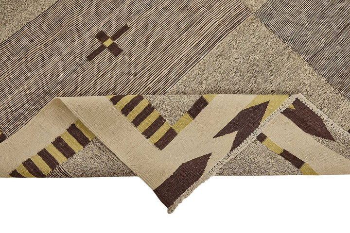 10x14 Contemporary Wool Kilim Rug - 51805